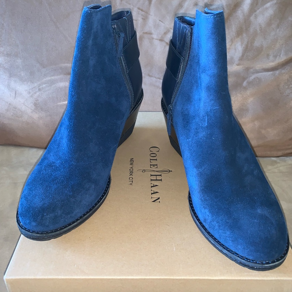 Never worn Cole Haan Rayna Ankle waterproof boots (buy the 2 together for $140.)
